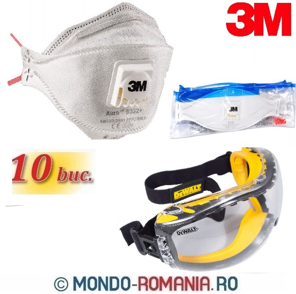 Echipamente Protectia Muncii- Semimasti 3M cu supapa FFP3